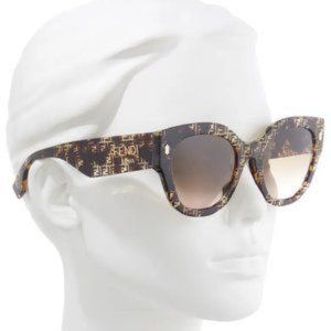 $249 *NEW* FENDI ROMA FF HAVANA